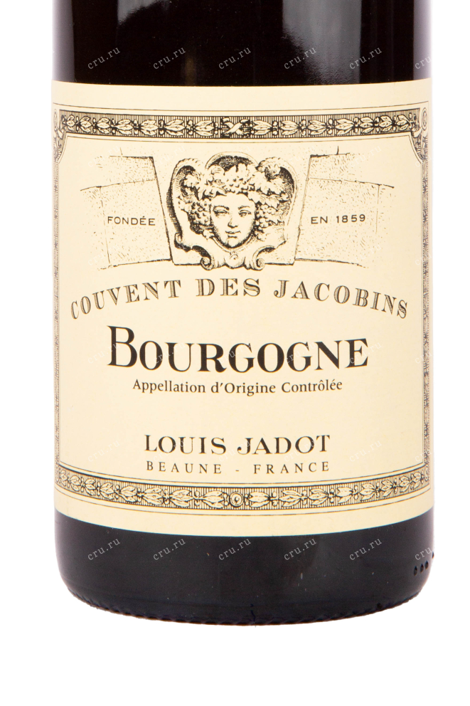 Этикетка вина Louis Jadot Bourgogne AOC Couvent des Jacobins 0.75 л
