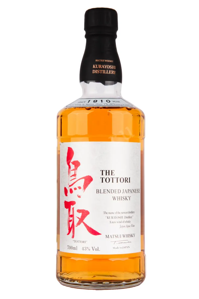Бутылка виски The Tottori Blended Malt 0.7