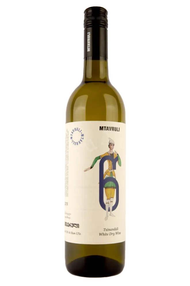 Вино Mtavruli Tsinandali 2019 0.75 л