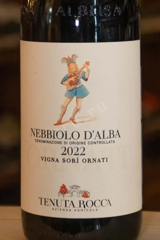 В магазине Крю Профи Tenuta Rocca Nebbiolo d'Alba 2022 0.75 л