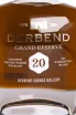 Этикетка Derbend Grand Reserve 20 years in gift box 0.75 л