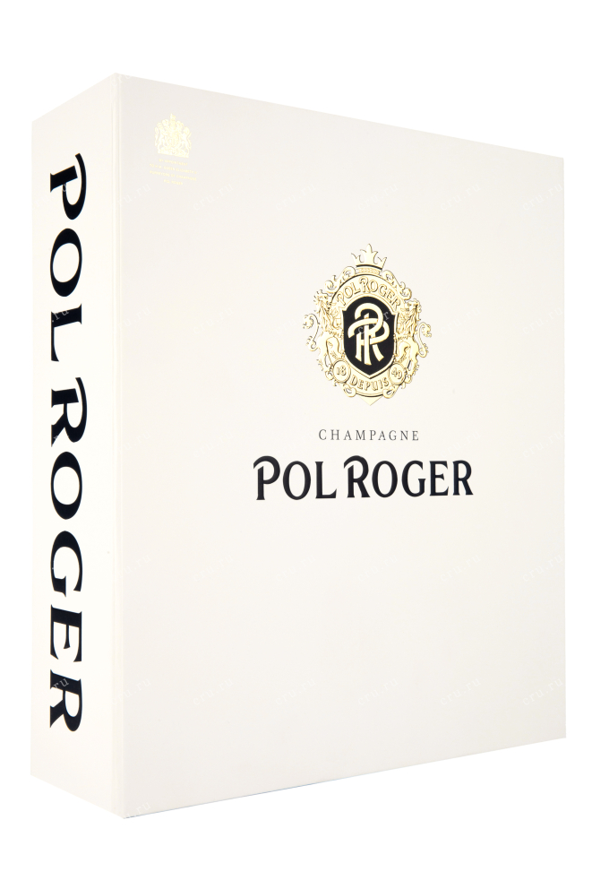 Подарочная коробка набора с шампанским Поль Роже Розе Винтаж 0,75