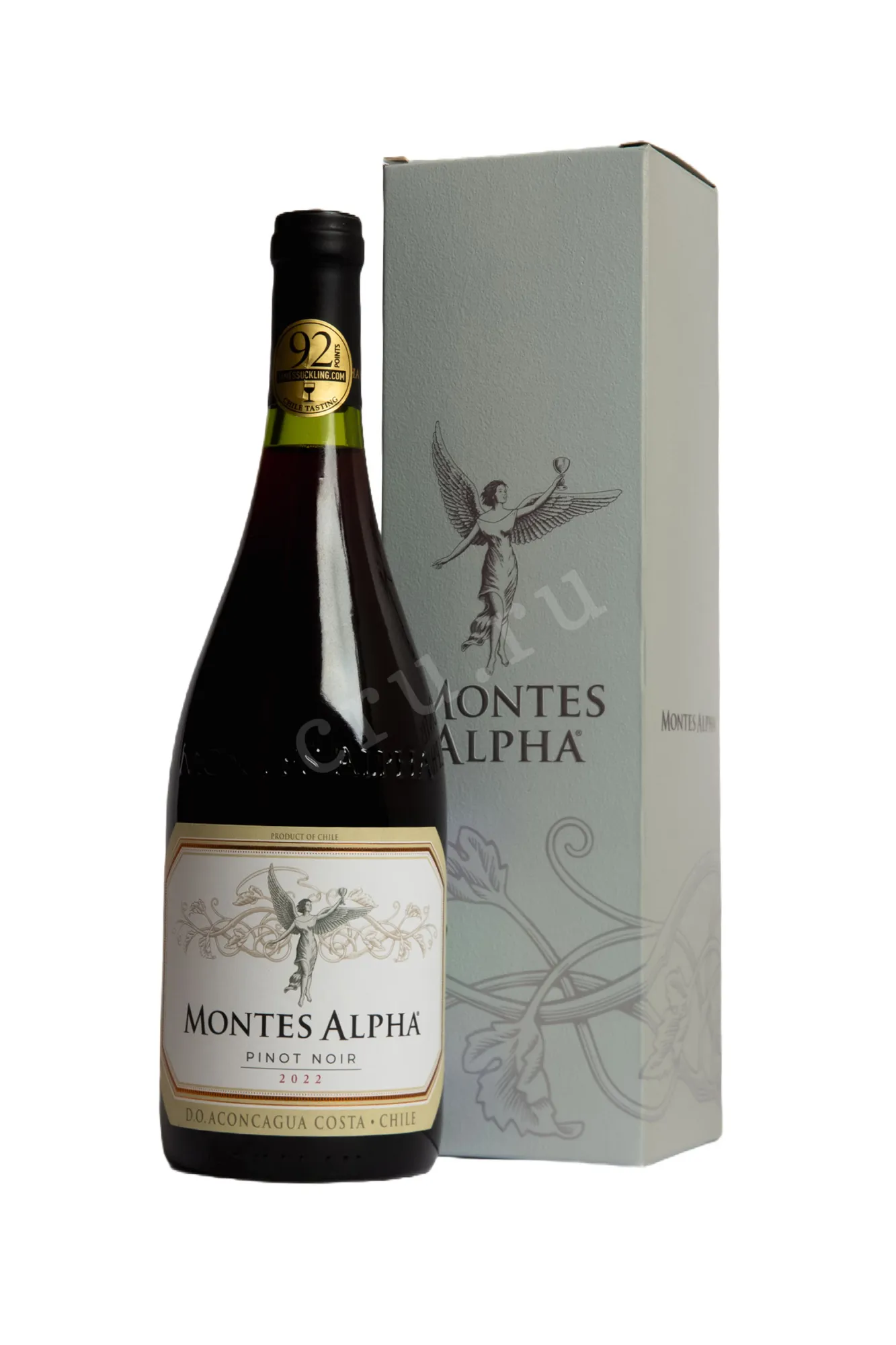 Фото — Вино Montes Alpha Pinot Noir DO in gift box 2022 0.75 л