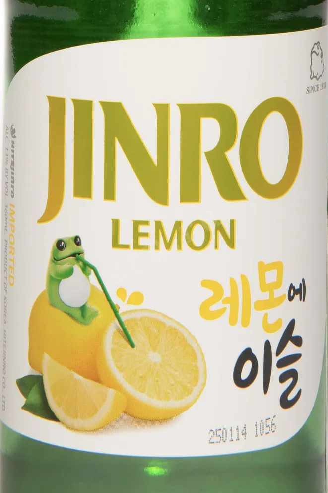 Этикетка Jinro Lemon 0.36 л