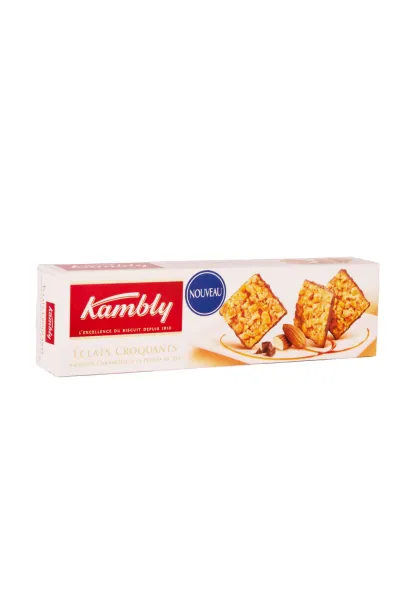 Печенье Kambly Eclats Croquants almond and milk chocolate 900 г