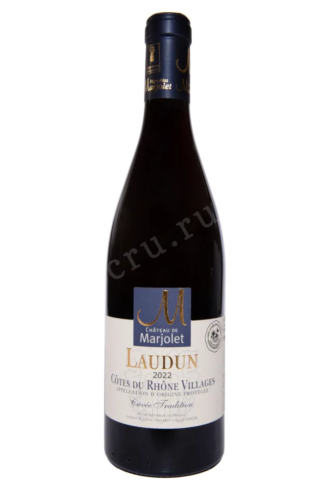 Вино Chateau de Marjolet Cuvee Tradition Cotes du Rhone Villages Laudun  2022 0.75 л