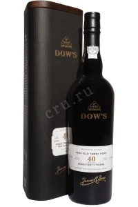 Портвейн Dows 40 years Tawny 1983 0.75 л