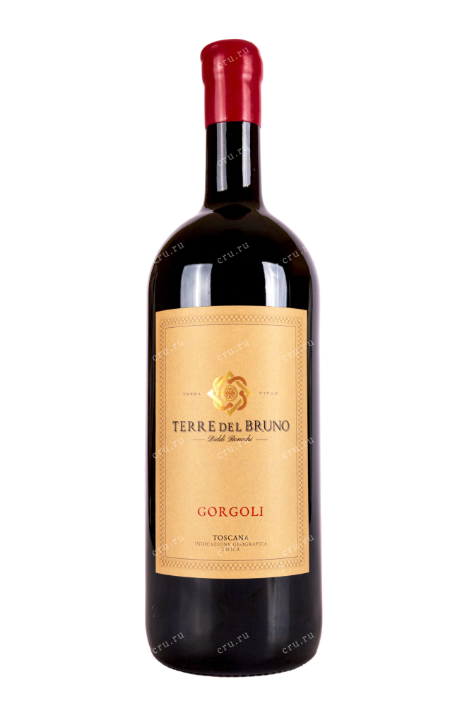 Бутылка Terre del Bruno Gorgoli Toscana gift box 2020 1.5 л