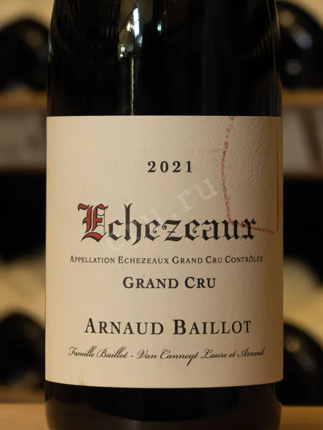 В магазине Крю Профи Arnaud Baillot Echezeaux Grand Cru 2021 0.75 л
