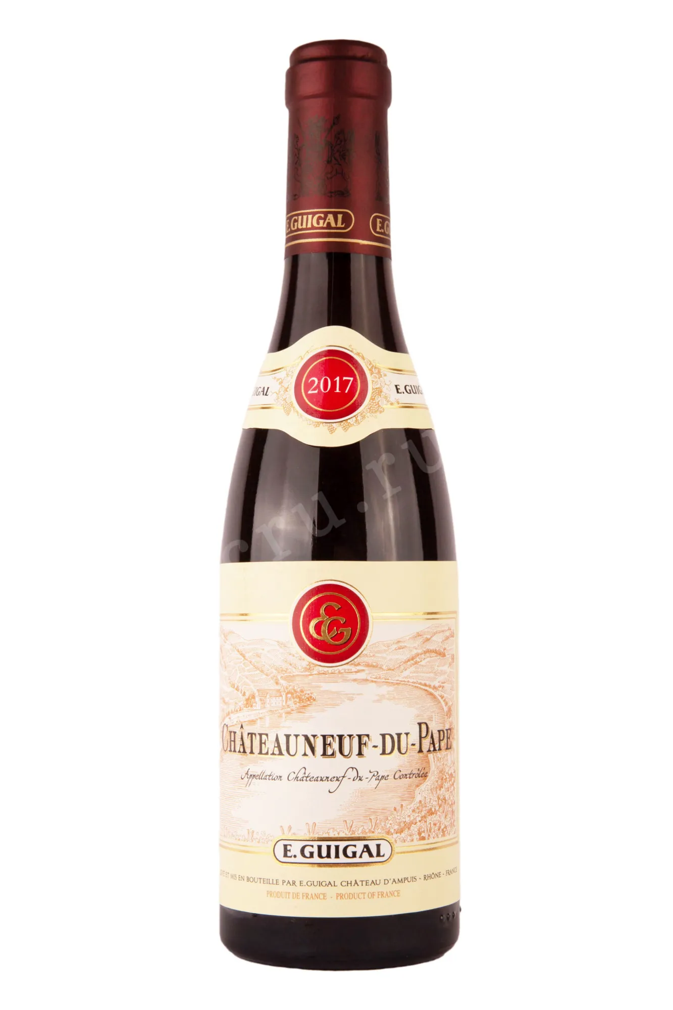 Фото — Вино E. Guigal Chateauneuf-du-Pape Rouge 2017 0.375 л