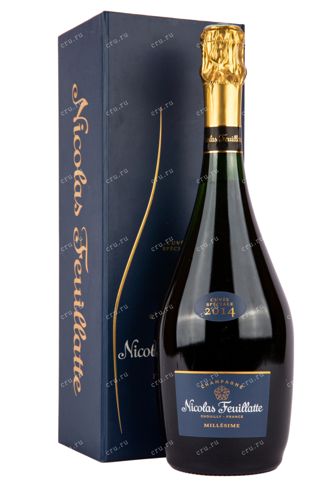 Шампанское Nicolas Feuillatte Brut Cuvee Speciale Millesime in gift box 2014 0.75 л