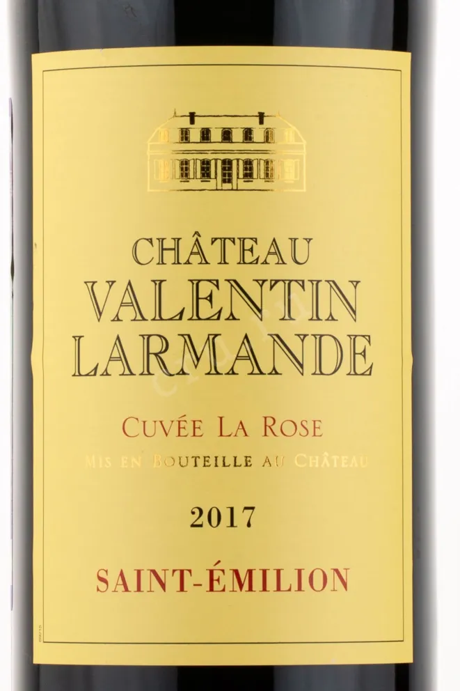 Этикетка вина Chateau Valentin Larmande Saint-Emilion 0.75 л