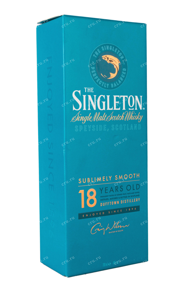 Подарочная коробка Singleton 18 years 0.7 л