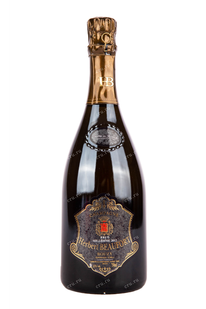 Шампанское Herbert Beaufort Cuvee La Favorite Bouzy Grand Cru 2012 0.75 л