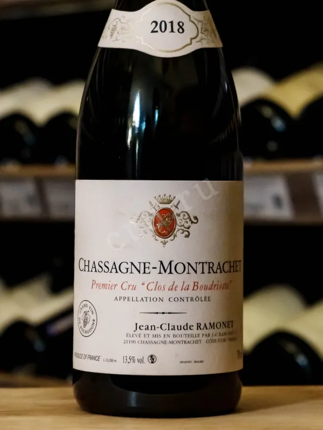 В магазине Крю Профи Jean-Claude Ramonet Chassagne-Montrachet 1er Cru Clos de la Boudriotte AOC 2018 0.75 л