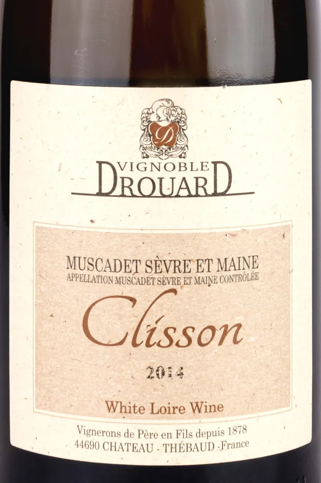 Этикетка Muscadet-Sevre et Maine Clisson 2014 0.75 л