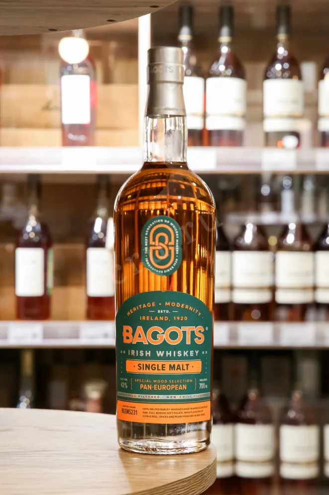 В магазине Крю Профи Bagots Single Malt in tube 0.7 л