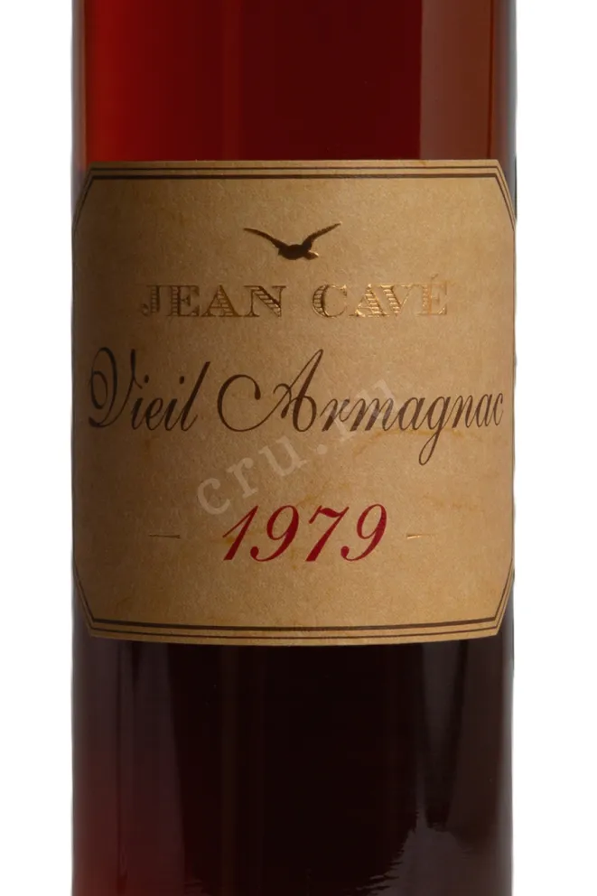 Этикетка Jean Cave Vieil Armagnac 1979 AOC wooden box 1979 0.7 л