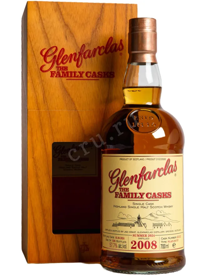 Виски Glenfarclas Family Casks in gift box 2008 0.7 л