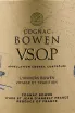 Коньяк Bowen VSOP коньяк Боэн ВСОП