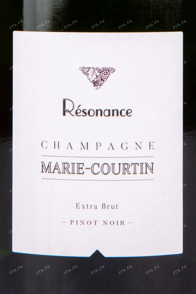 Этикетка игристого вина Marie-Courtin Resonance 0.75 л