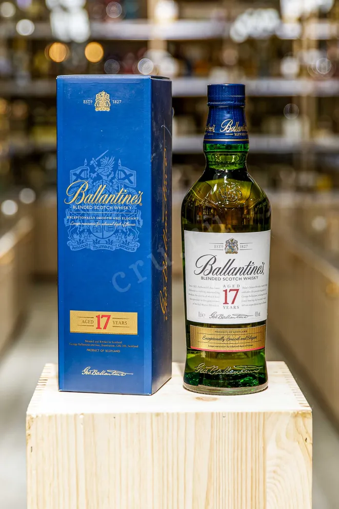 Виски Ballantines 17 years old in gift box  0.7 л