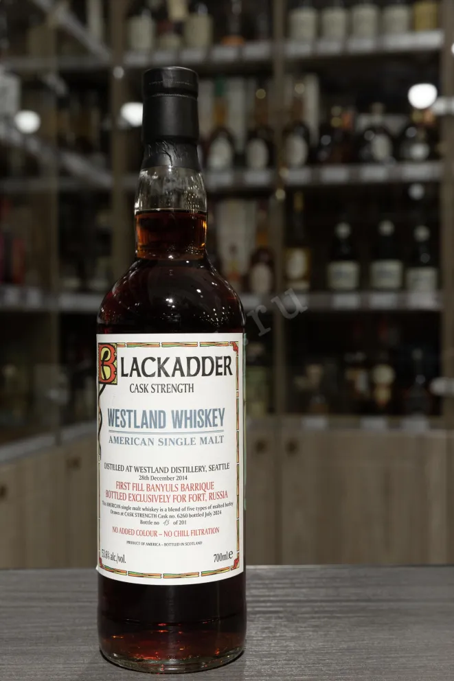 В магазине Крю Профи Blackadder Westland First Feel Banyuls Single Malt in gift box 0.7 л