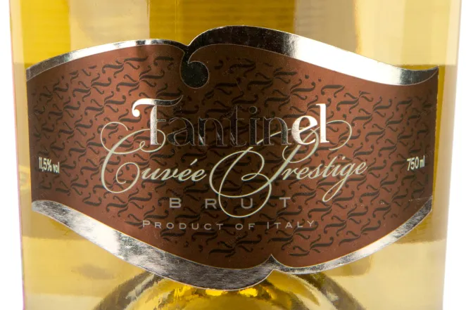 Этикетка Fantinel Cuve Prestige Brut 2019 0.75 л