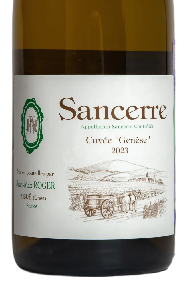 Этикетка Jean-Max Roger Blanc Cuvee Genese 2023 0.75 л