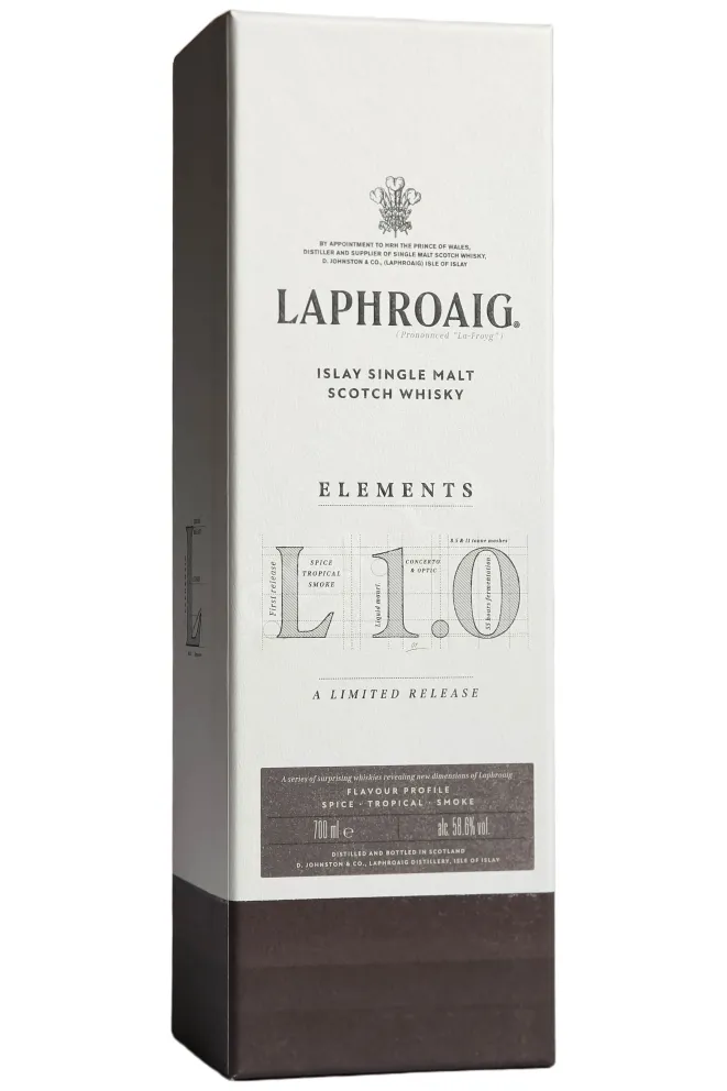 Подарочная коробка Laphroaig Elements in gift box 0.7 л