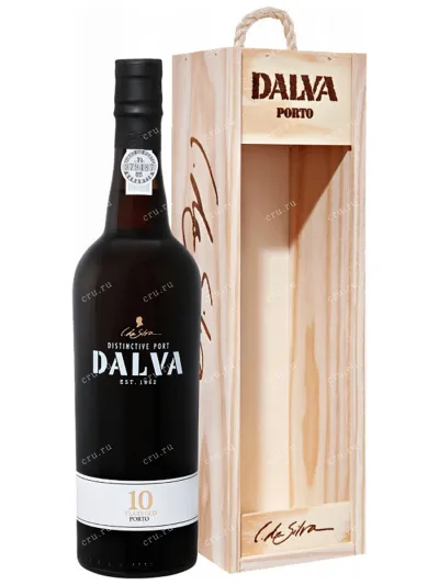 Портвейн Dalva 10 years Tawny in wood box  0.75 л