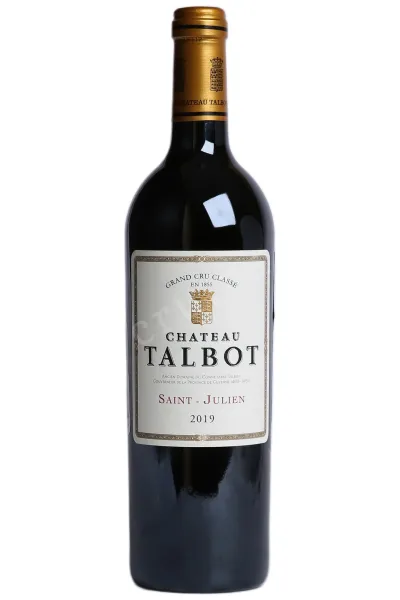 Вино Chateau Talbot Grand Cru Classe Saint-Julien 2019 0.75 л