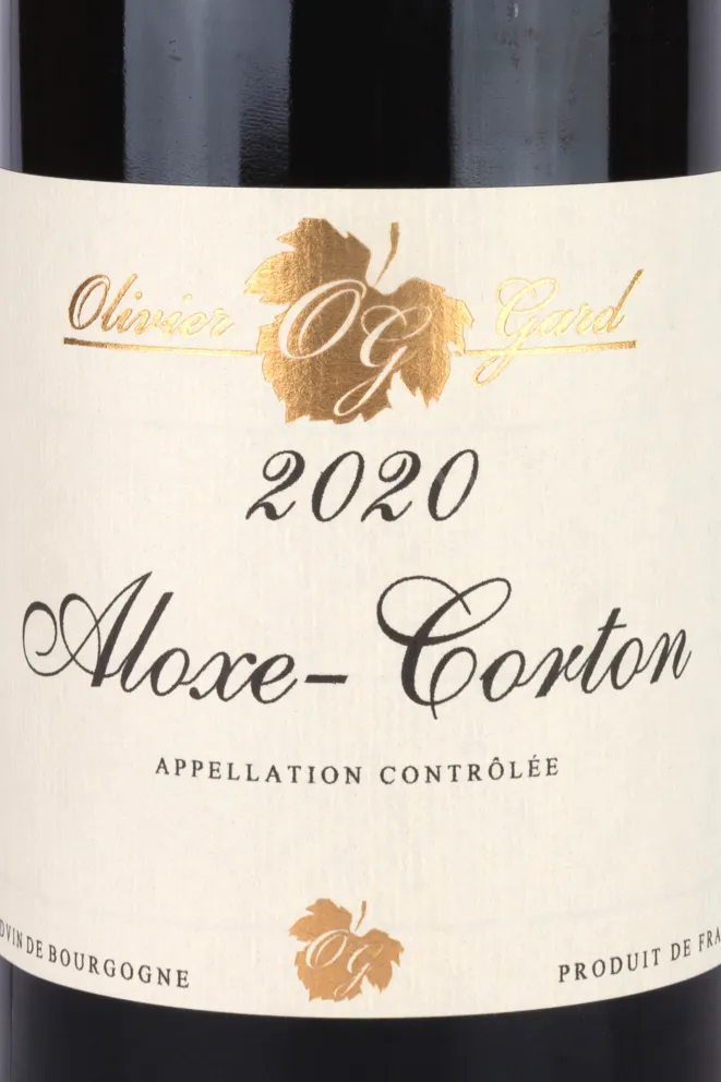 Этикетка Olivier Gard Aloxe Corton 2020 0.75 л