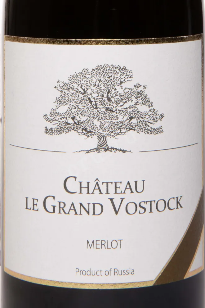 Этикетка Chateau le Grand Vostock Merlot 2021 0.75 л