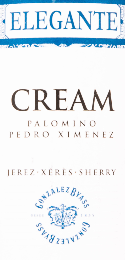 Херес Gonzalez Byass Elegante Palomino-Pedro Ximenez Jerez Cream 2018 0.75 л