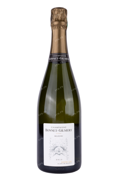 Шампанское Bonnet-Gilmert Millesime Grand Cru Blanc de Blancs 2013 0.75 л