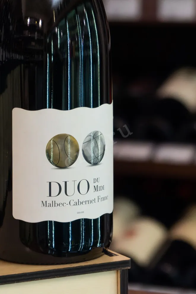 В магазине Крю Профи DUO du Midi Malbec-Cabernet Franc Pays d’Oc IGP 2022 0.75 л