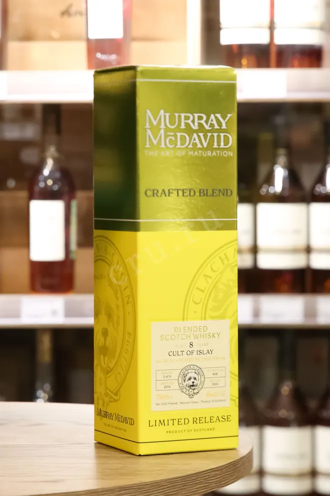 В магазине Крю Профи Murray McDavid Crafted Blend Cult of Islay 8 Years Old gift box 0.7 л