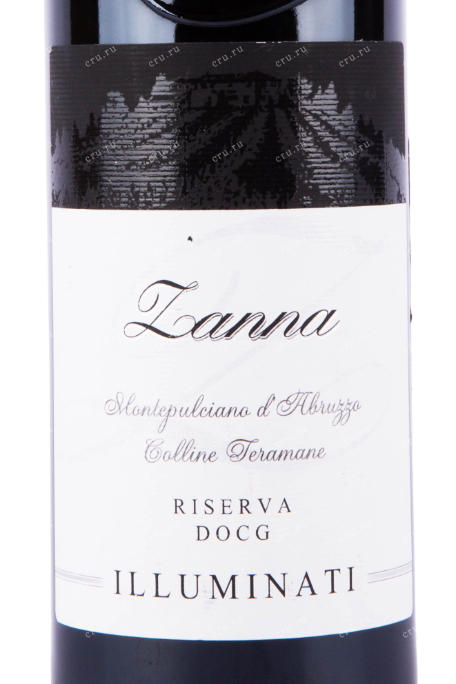 Этикетка вина Montepulciano d’Abruzzo Riserva Zanna Colline Teramane DOCG 2015 0.75 л