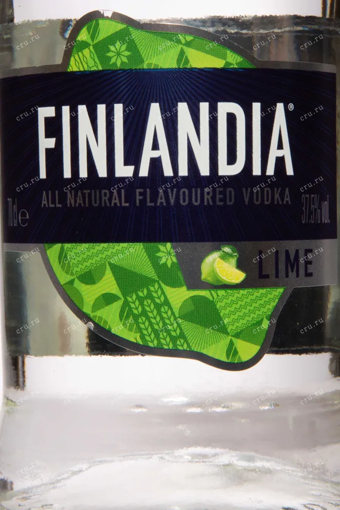 Этикетка Finlandia Lime 0.7 л