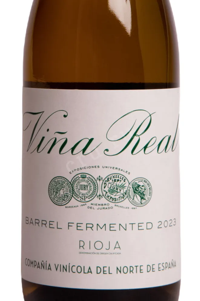 Этикетка Vina Real Blanco 2023 0.75 л