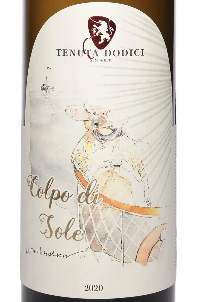 Этикетка Tenuta Dodici Colpo Di Sole DOC 2020 0.75 л