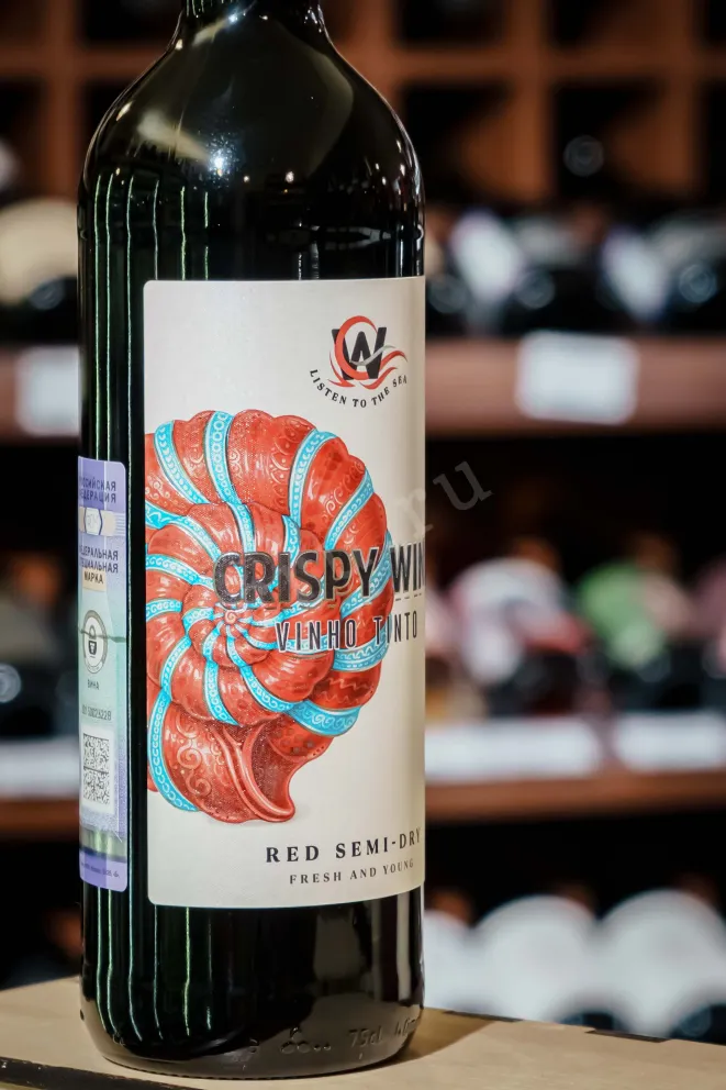В магазине Крю Профи Crispy Wine Red Semi-Dry 2025 0.75 л