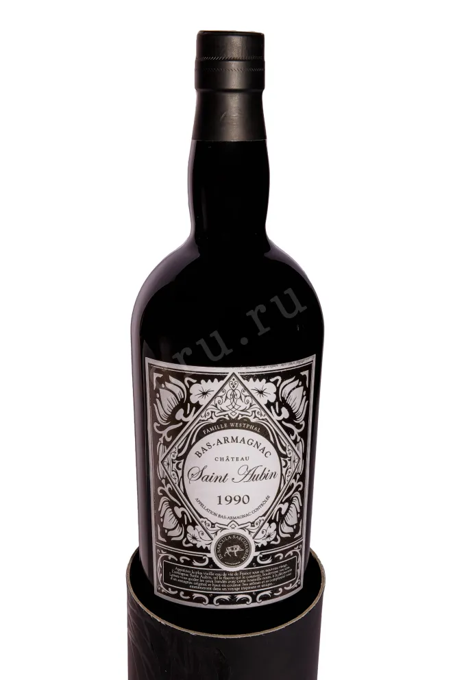 В тубе Saint Aubin Bas-Armagnac in tube 1990 0.7 л