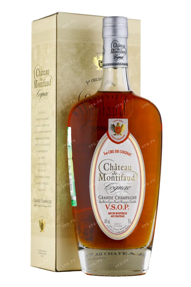 Коньяк Chateau de Montifaud Grande Champagne VSOP in gift box  0.7 л