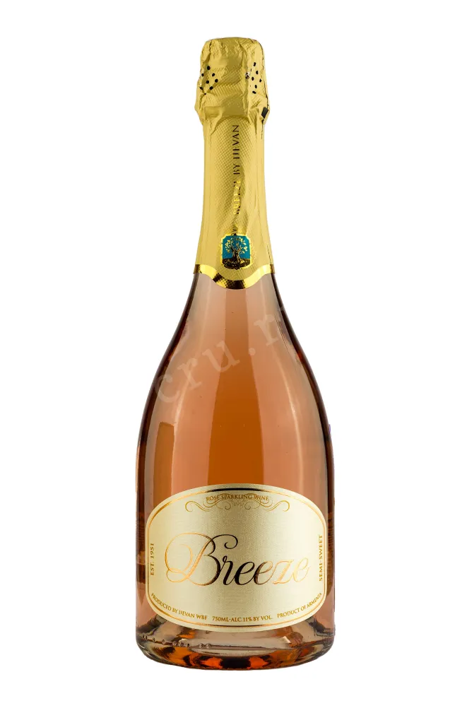 Игристое вино Ijevan Breeze Rose Semi-Sweet in gift box 2024 0.75 л
