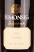 Этикетка вина Симонсиг Тиара 0.75