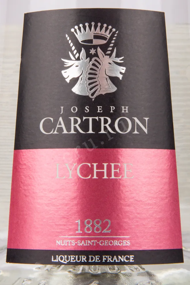 Этикетка ликера Джозеф Картрон Личи 0.7 л
