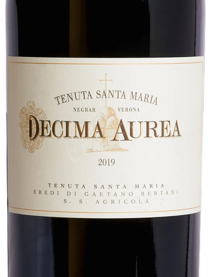 Этикетка Decima Aurea 2011 0.75 л