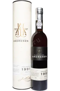 Портвейн Andresen Colheita DOC in tube 1991 0.5 л